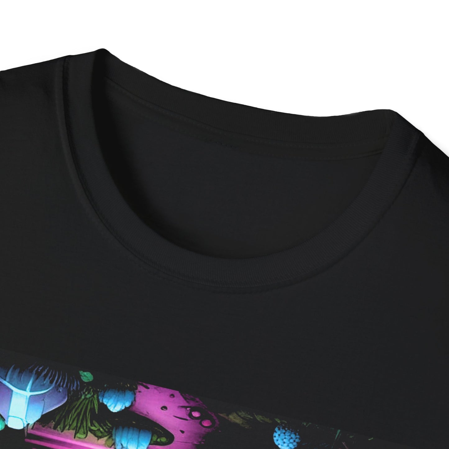 Unisex Softstyle T-Shirt - 'Reporting Live From Upside Down' Funky Graphic Tee for Trendsetters