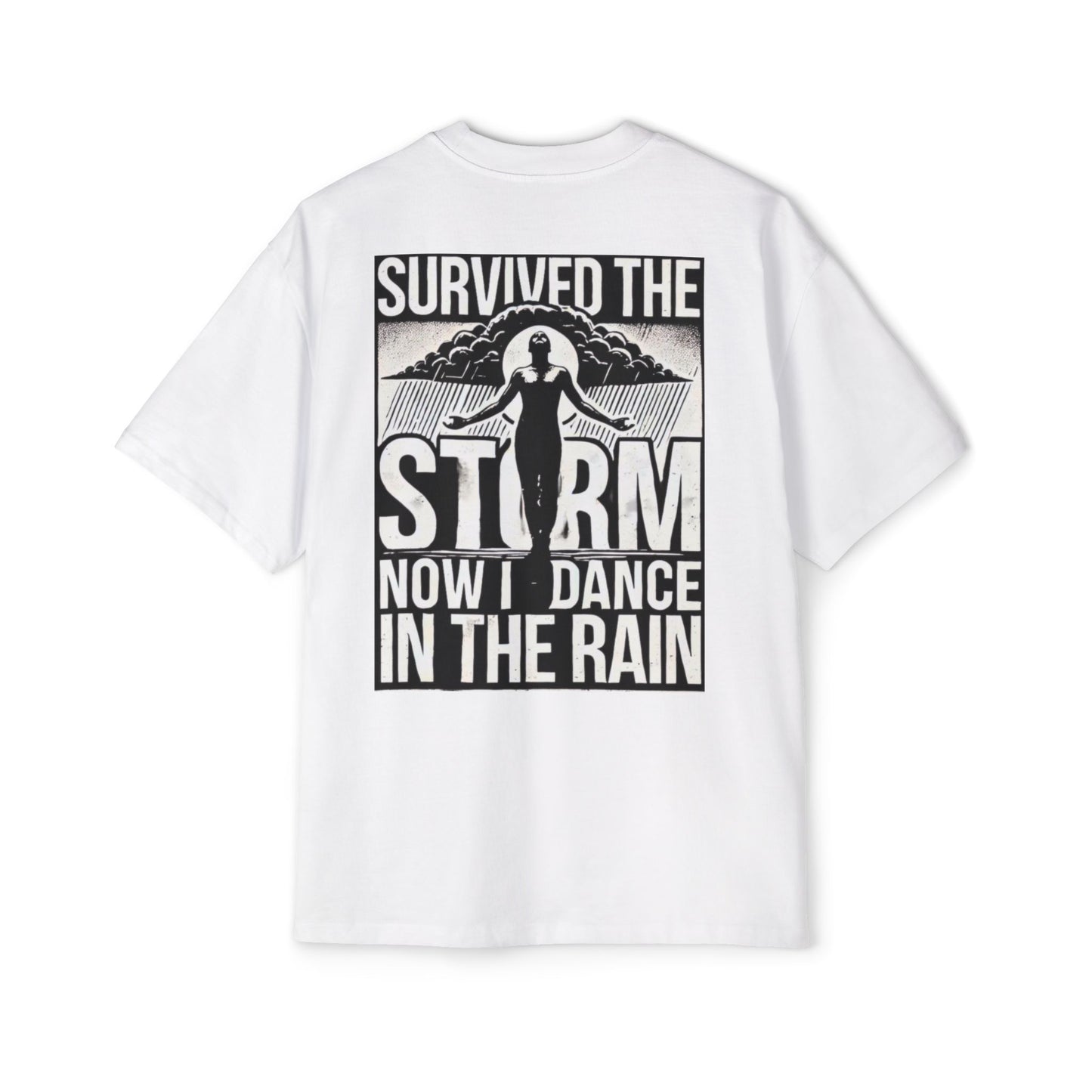 Survived the Storm Oversized Tee for Resilience and Empowerment